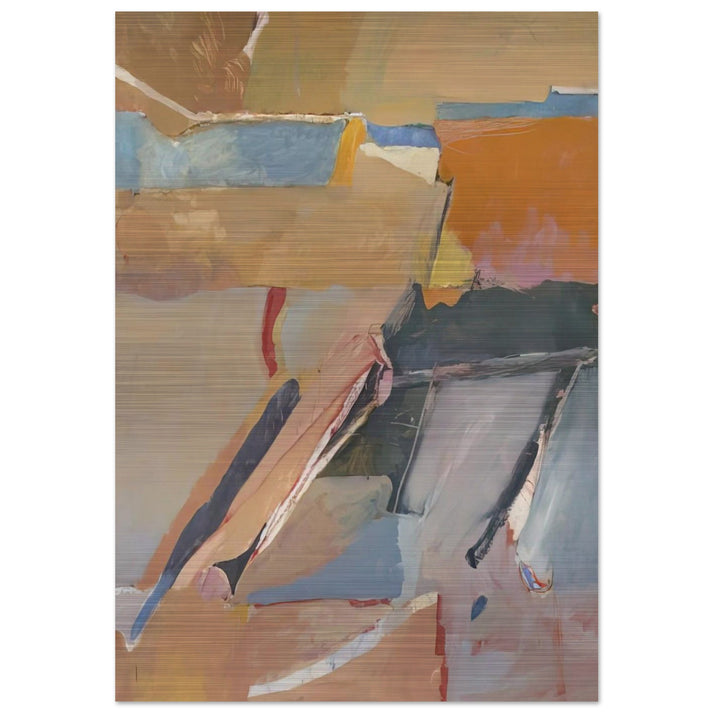 Berkeley #8 - Richard Diebenkorn Brushed Aluminum Print - 70x100 cm / 28x40 inches | Richard Diebenkorn Aluminum Print | Richard Diebenkorn Prints