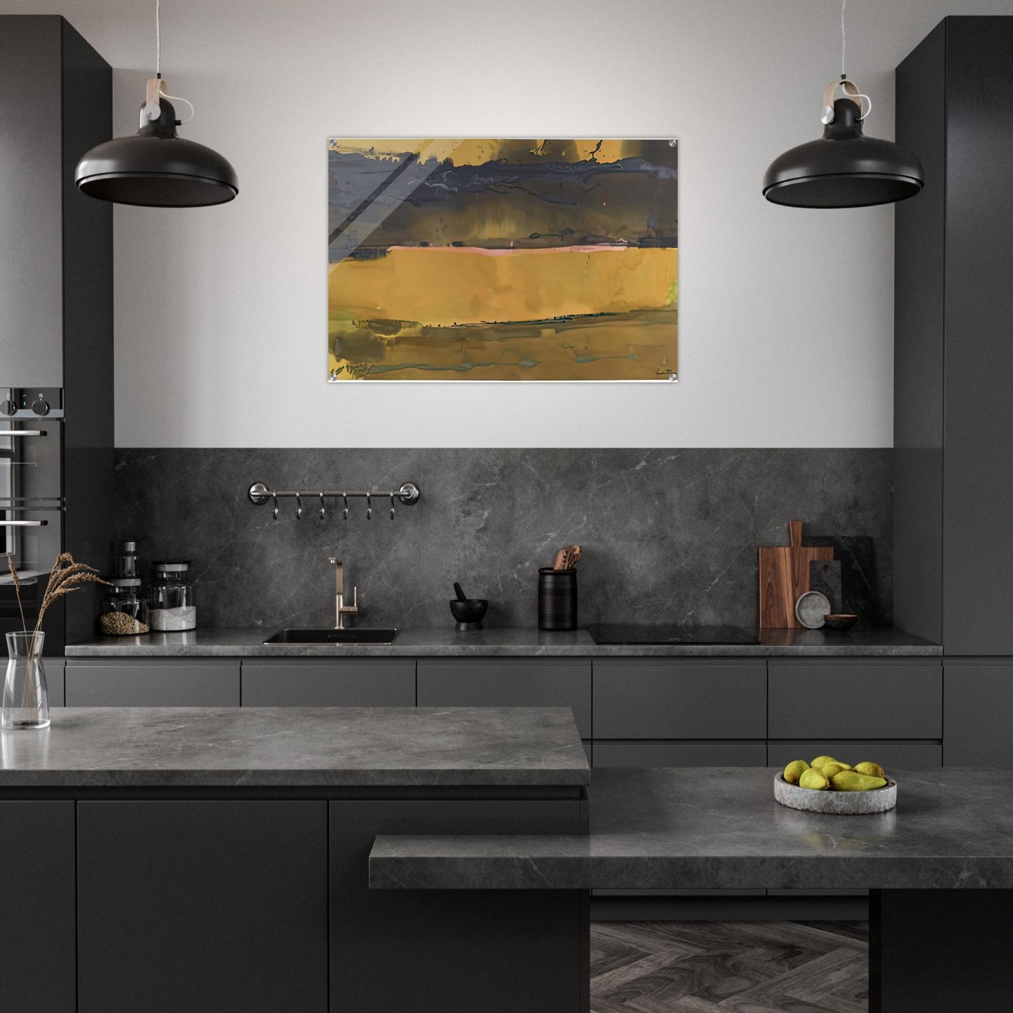 Shippan October, 1981- - Helen Frankenthaler Acrylic Print - 70x100 cm / 28x40″ inches