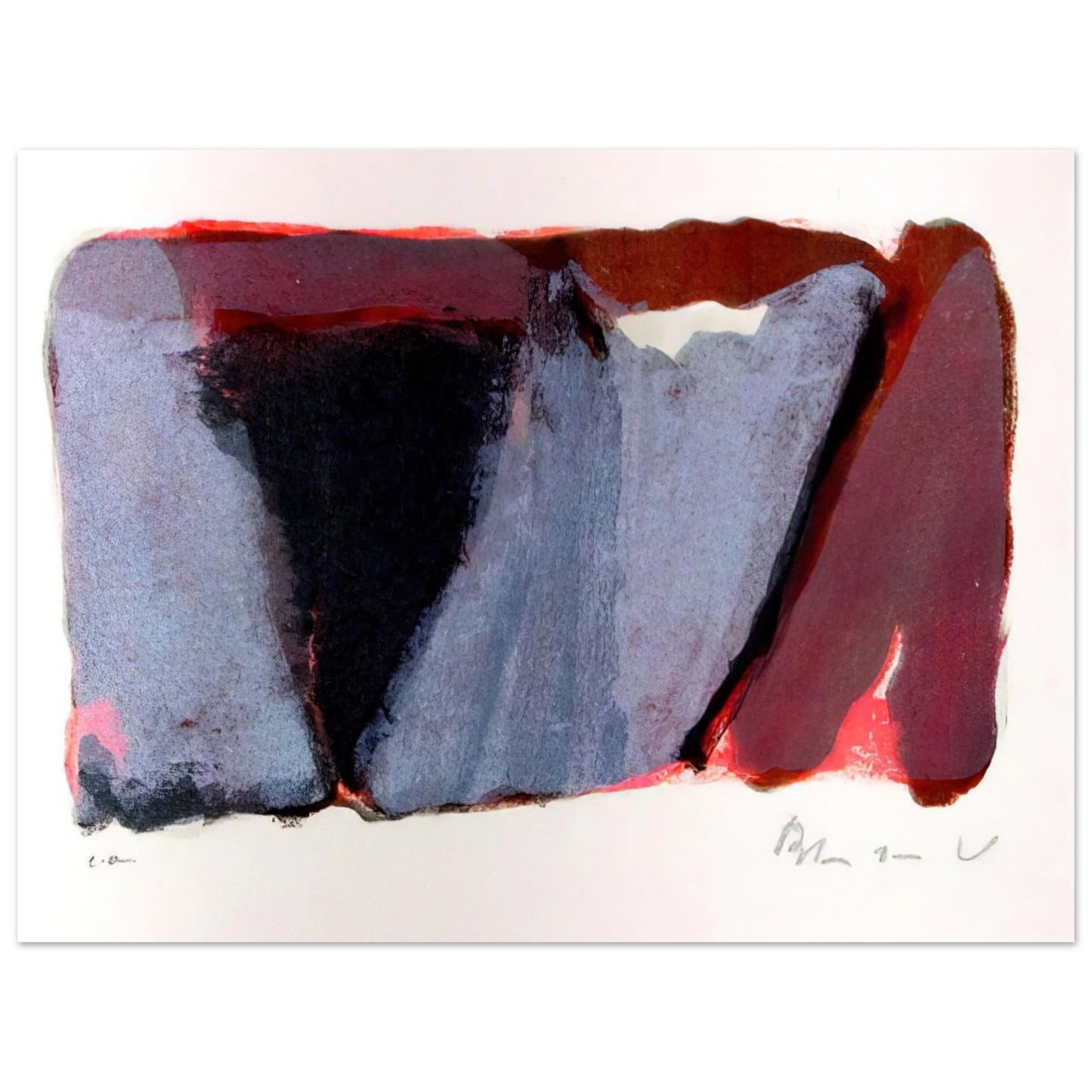 Bram van Velde - Untitled - 1979 Fine Art Poster - Default Title