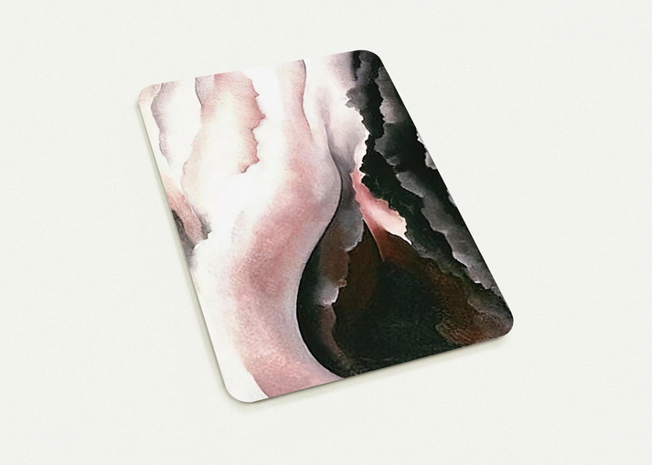 Dark Iris ?2 By Georgia O'Keeffe Pack of 10 Post Cards | Georgia O'Keeffe Post Cards | A6 (10.5 x 14.8 cm) - 4.1 x 5.8 inches