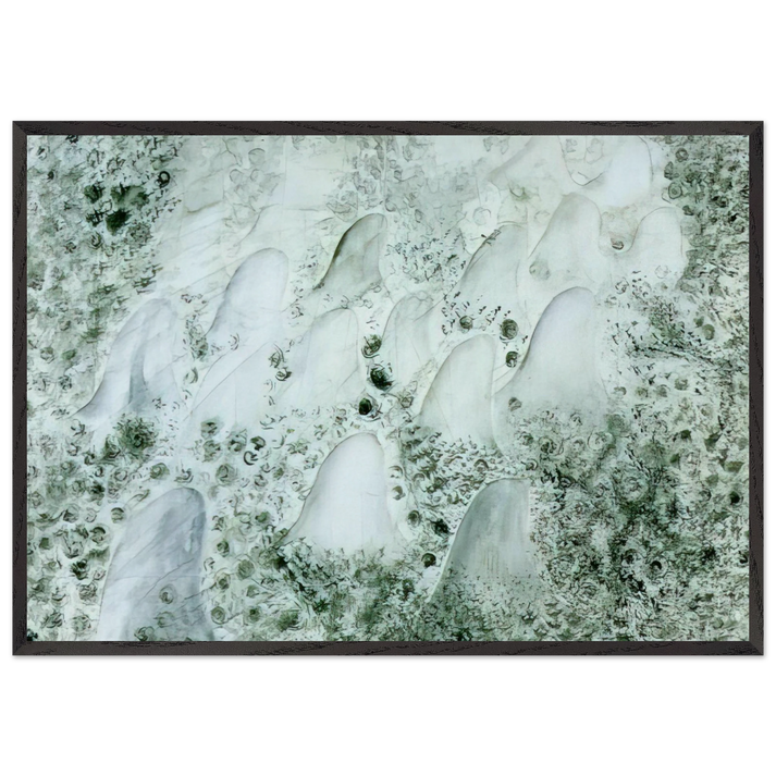 STUDY FOR DEOXYRIBONUCLEIC ACID ARABS 1 - Salvador Dali 70x100 cm / 28x40 inches Framed Art Print – Black Wooden Frame