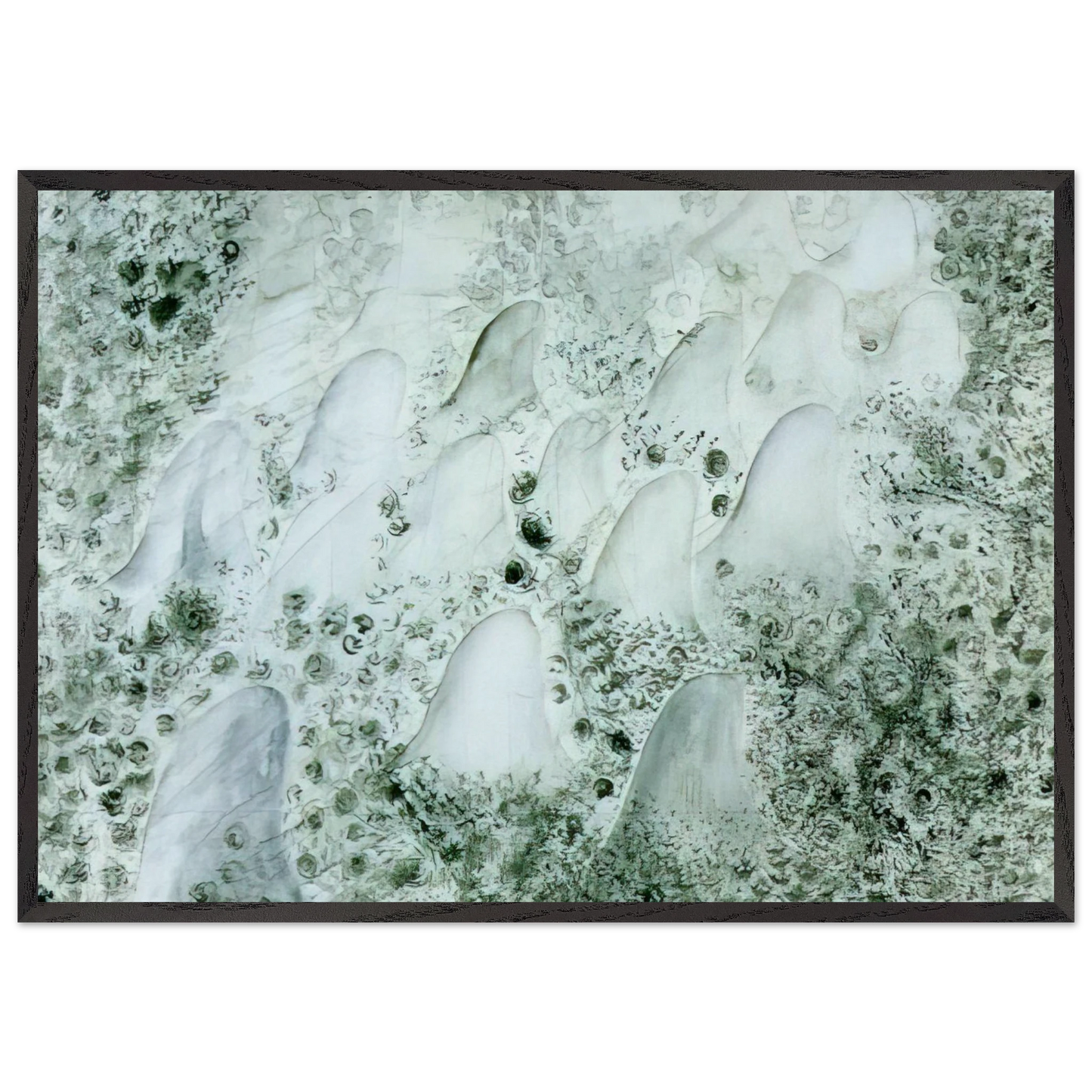 STUDY FOR DEOXYRIBONUCLEIC ACID ARABS 1 - Salvador Dali Framed Art Print – Black Wooden Frame - Default Title - -Framed Art Print