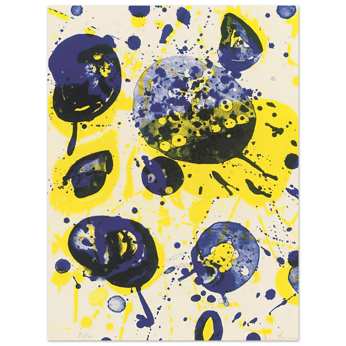 Sam Francis - Untitled from Pasadena Box Lembark L61 75x100 cm / 30x40inches Fine Art Poster