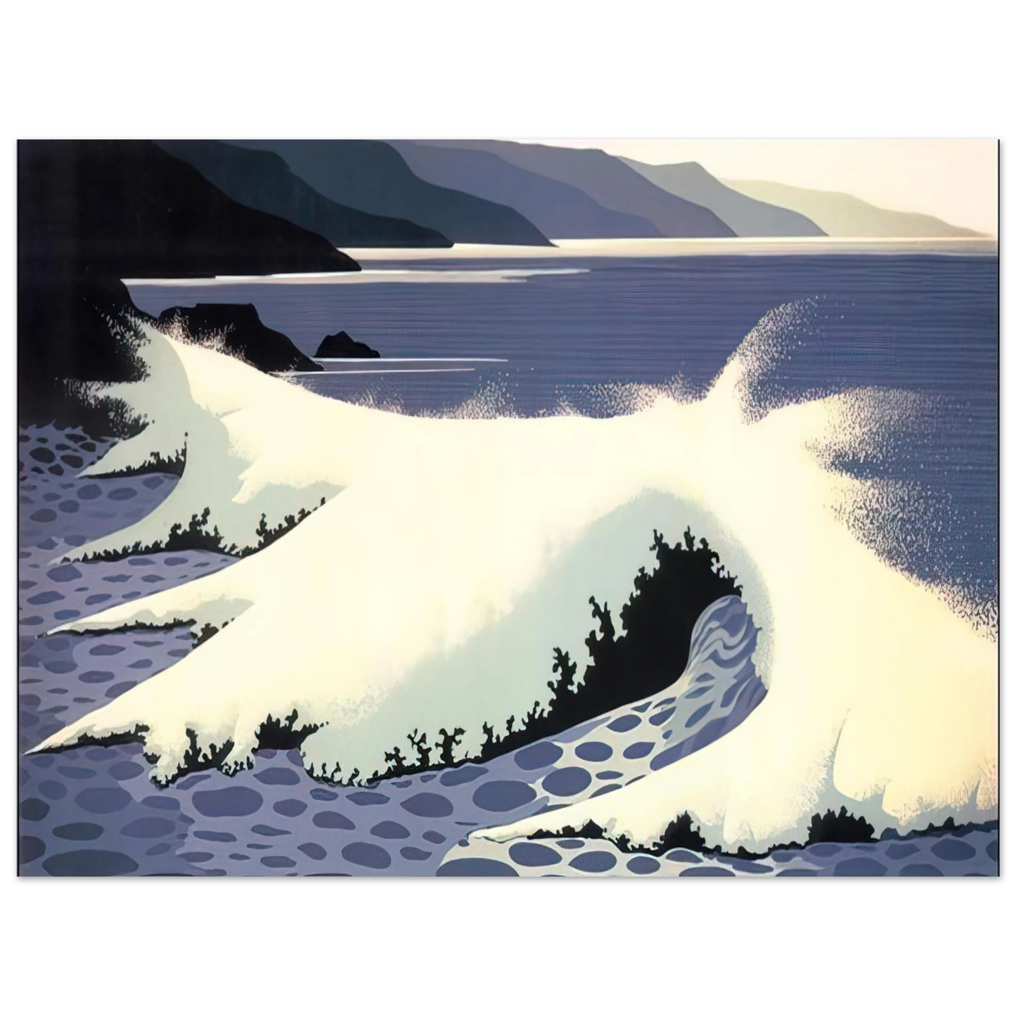 Eyvind Earle - The White Wave Fine Art Poster - Default Title