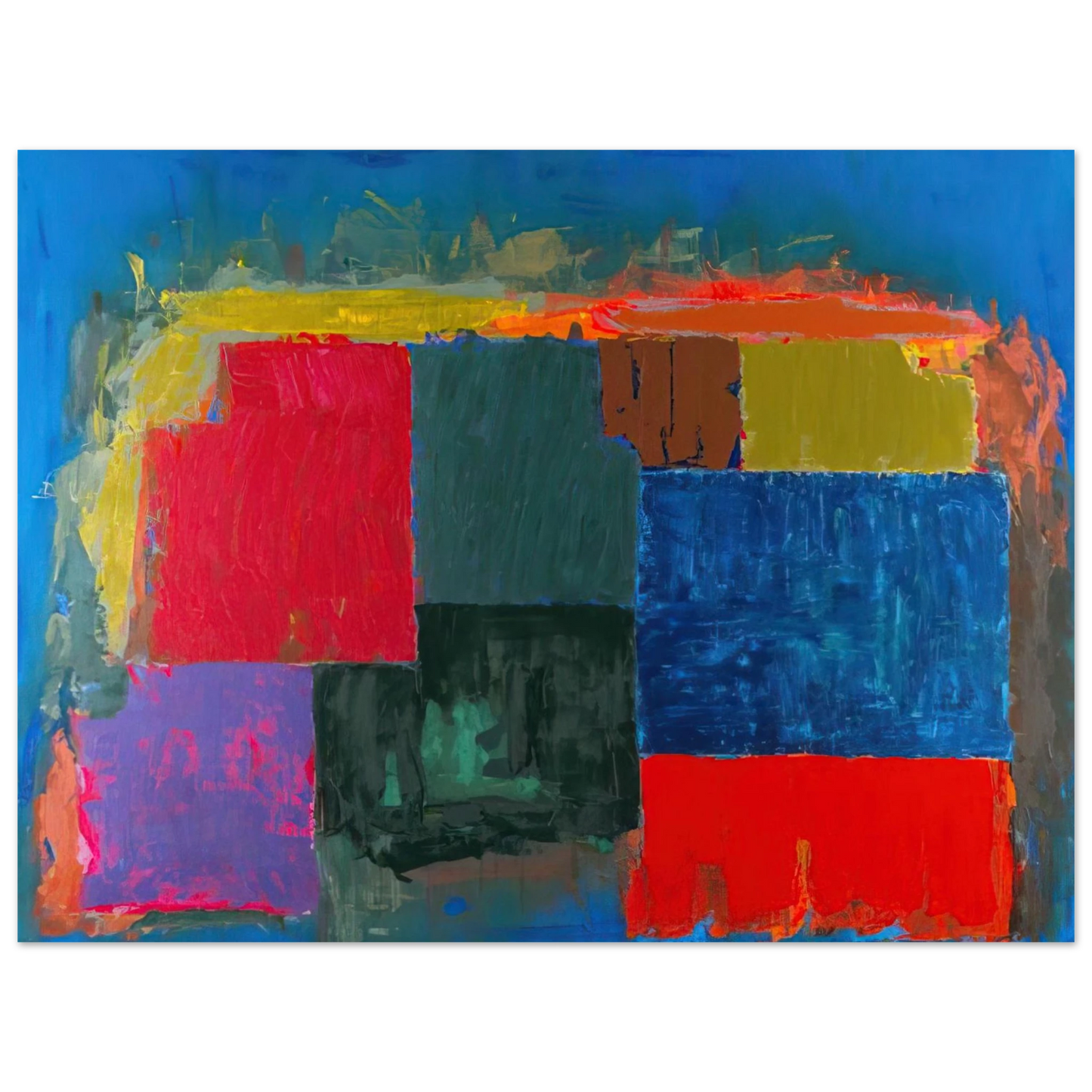 John Hoyland - North Sound - 1979 Fine Art Poster - Default Title
