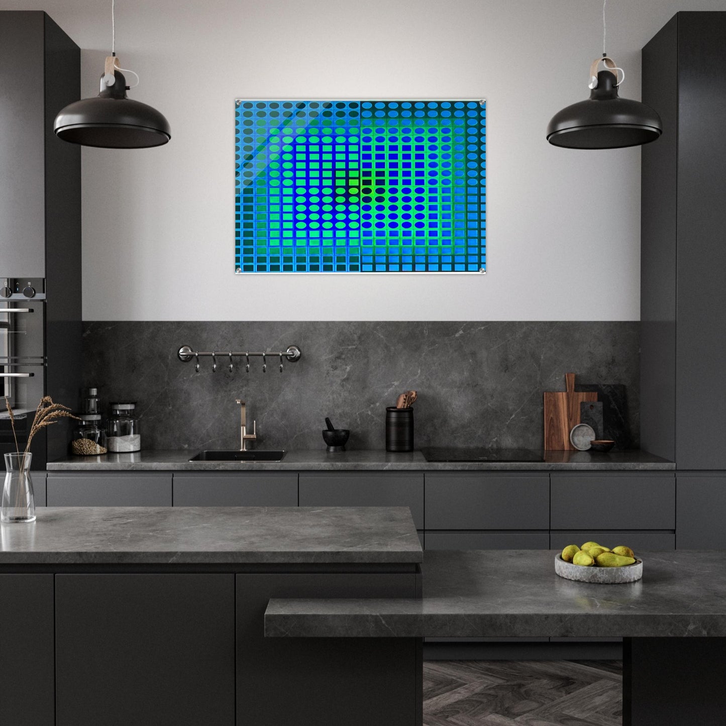 Zoeld V - 1967 - Victor Vasarely Acrylic Print - 70x100 cm / 28x40″ inches