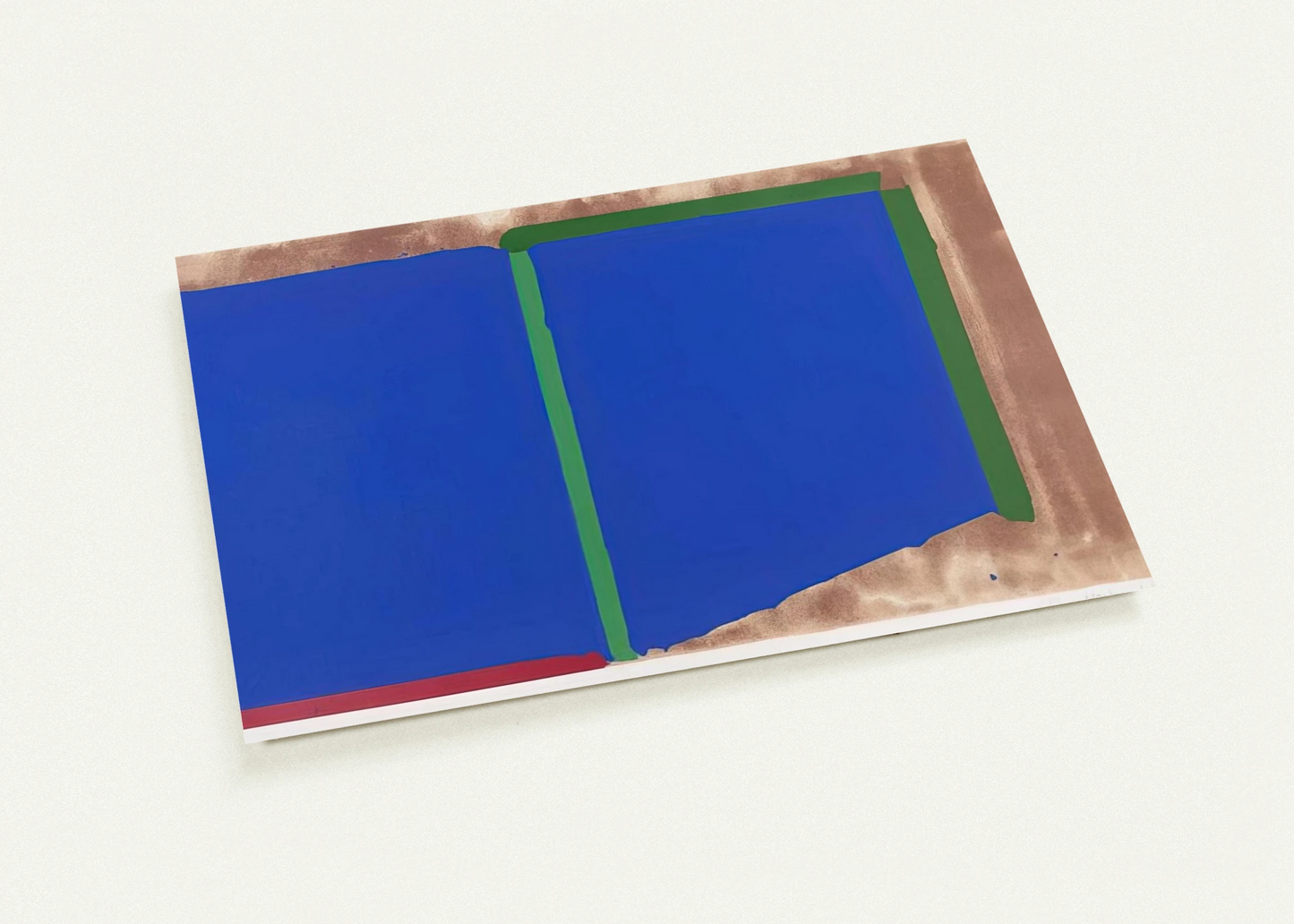 Blues, Greens - 1969 By John Hoyland Pack of 10 Post Cards | John Hoyland Post Cards | A6 (10.5 x 14.8 cm) - 4.1 x 5.8 inches