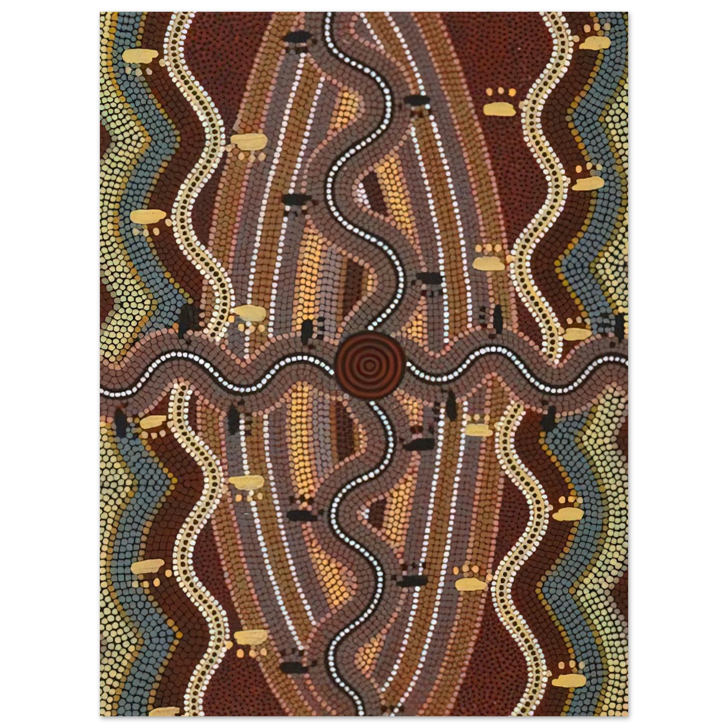 Clifford Possum Tjapaltjarri - Possum Dreaming - 1981 Fine Art Poster - Default Title