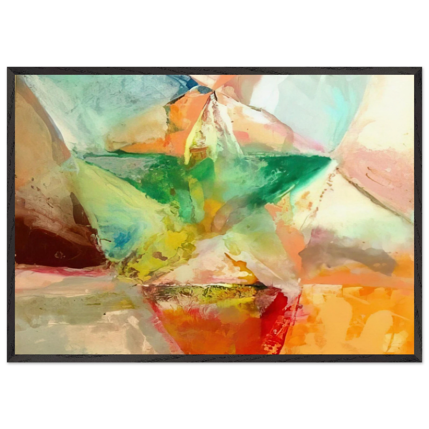 Allstar Galilee - 1970 - Stephen Mueller 70x100 cm / 28x40 inches Framed Art Print – Black Wooden Frame