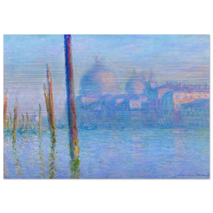 The Grand Canal, Venice - claude monet Brushed Aluminum Print - 70x100 cm / 28x40 inches | claude monet Aluminum Print | claude monet Prints