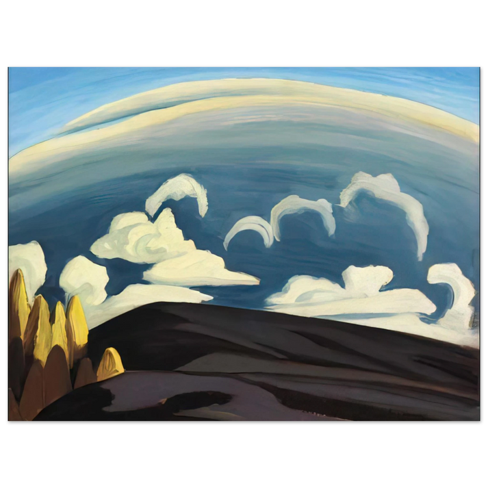 Lawren Harris - Aftermath of Storm - Lake Superior Sketch XXXIV - 1926 75x100 cm / 30x40inches Fine Art Poster