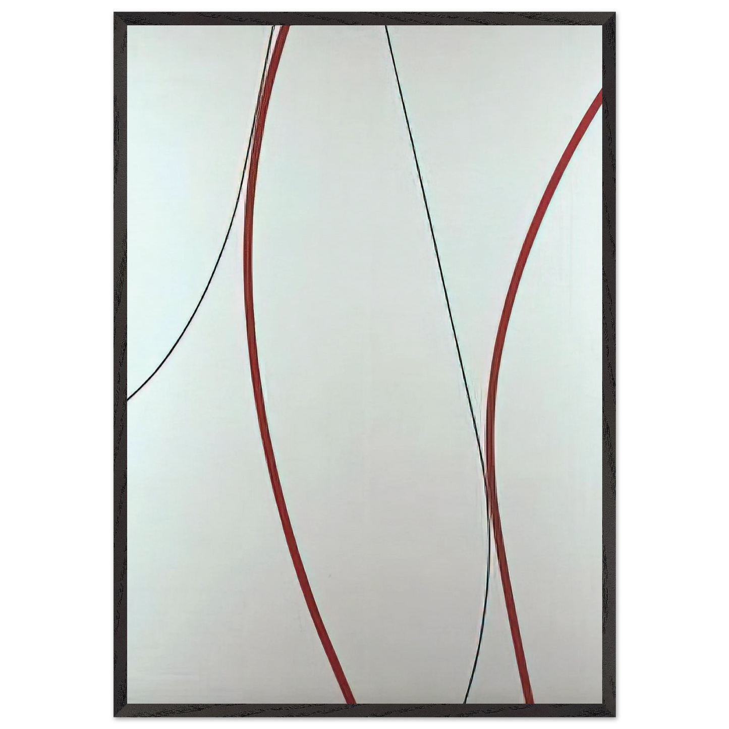 Untitled - 1964 N8 - Lorser Feitelson 70x100 cm / 28x40 inches Framed Art Print – Black Wooden Frame