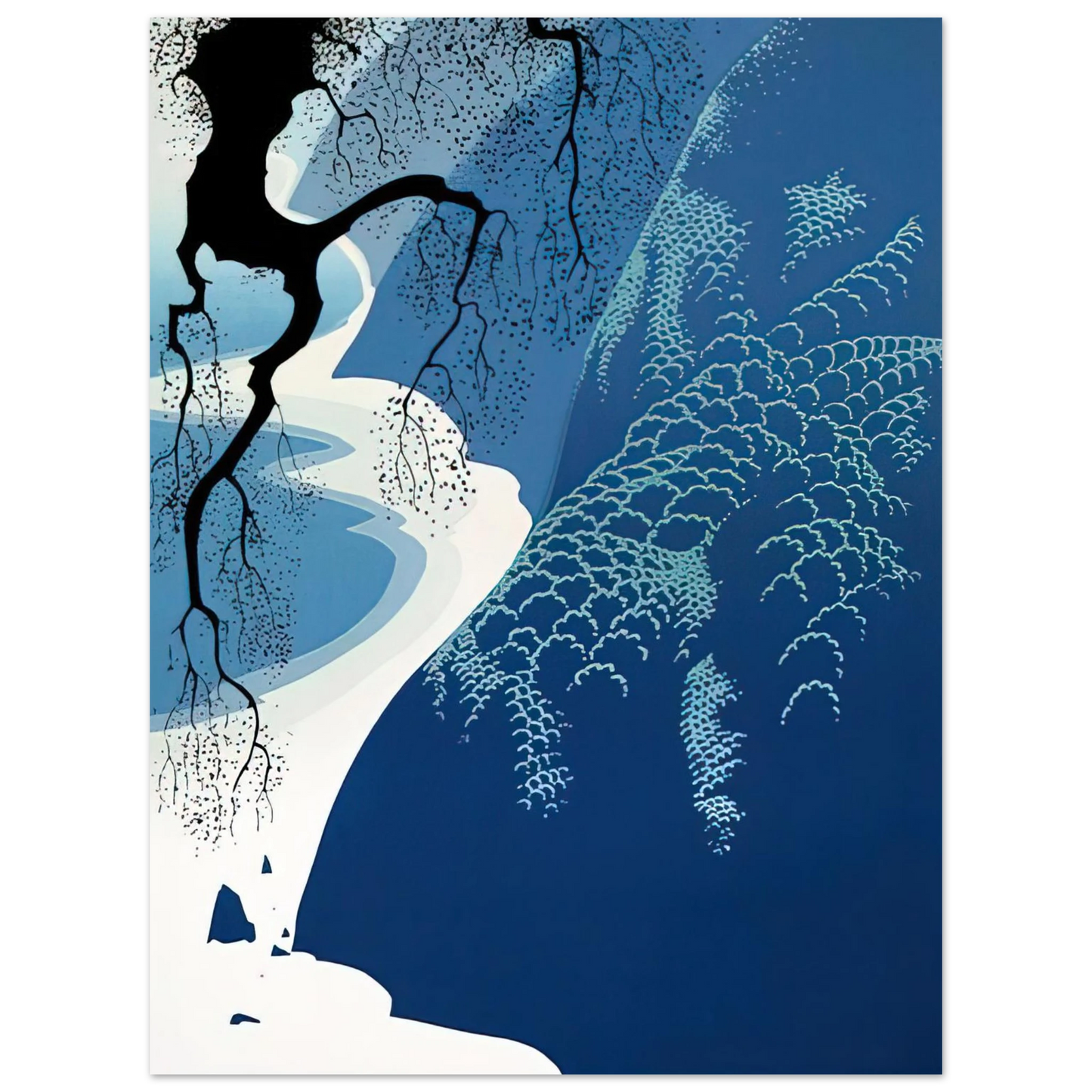 Eyvind Earle - Big Sur and Branch Fine Art Poster - Default Title