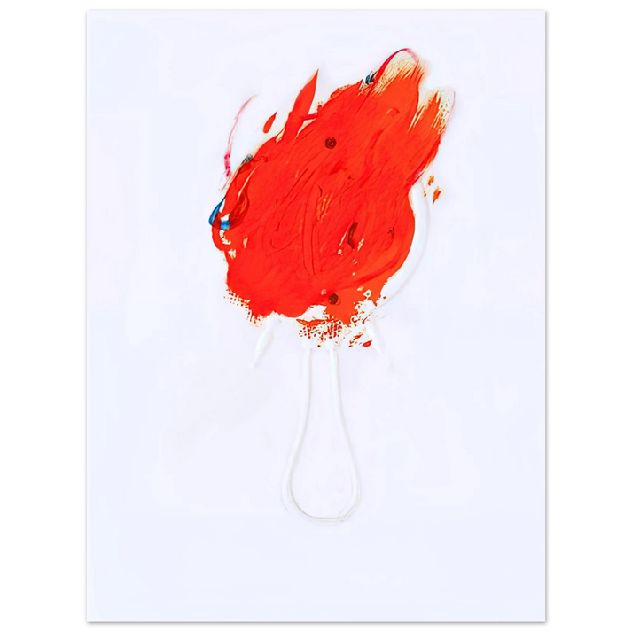 Antoni Tapies - UNTITLED FLAME AND MIRROR 1967 75x100 cm / 30x40inches Fine Art Poster