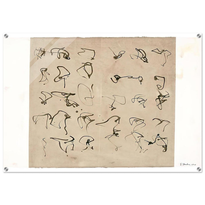 Forgery - 2008 - Brice Marden Acrylic Print - 70x100 cm / 28x40″ inches