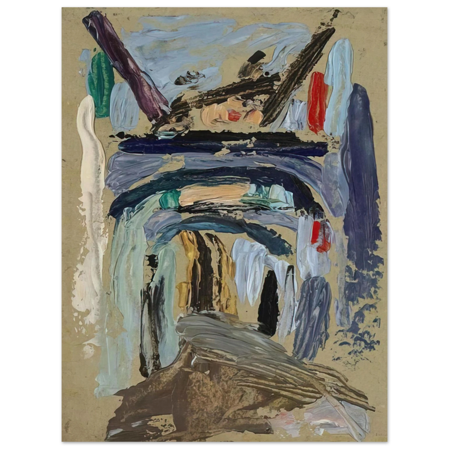 Gabriele Munter - GASSE MIT TORBOGEN Fine Art Poster - Default Title