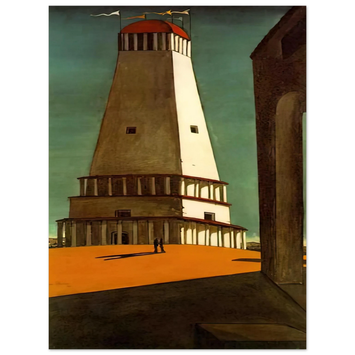 Giorgio de Chirico - THE NOSTALGIA OF THE INFINITE 1913 75x100 cm / 30x40inches Fine Art Poster