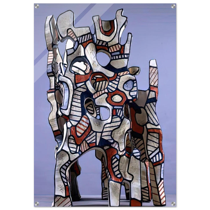THE COSMORAMA IV - Jean Dubuffet Acrylic Print - 70x100 cm / 28x40″ inches