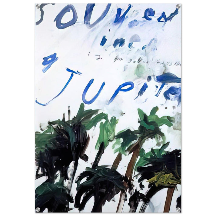 Souvenir - Cy Twombly Acrylic Print - 70x100 cm / 28x40″ inches | Cy Twombly Wall Art | Cy Twombly Prints