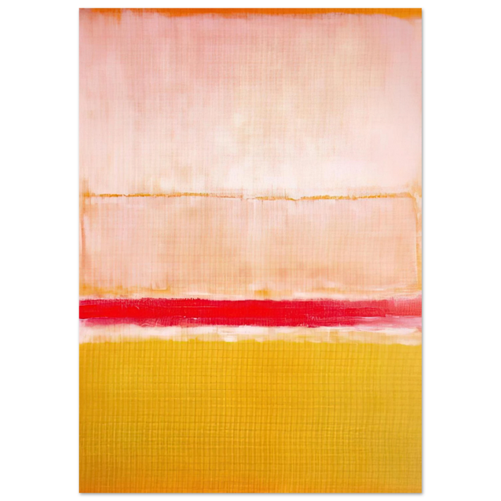 Mark Rothko - No.2 - 1950 Wall Art - 60x80 cm / 24x32 inches - Premium Wooden Framed Poster With Fine Art Paper-canvas - Black frame