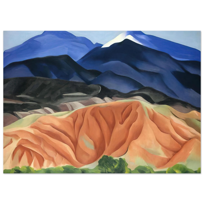 Georgia O'Keeffe - Black Mesa Landscape, New Mexico - Out Back of Marys II Fine Art Poster