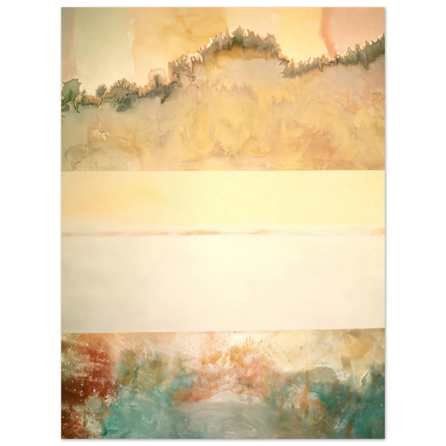 Ronnie Landfield - Cripple Creek - 1969 Fine Art Poster - Default Title