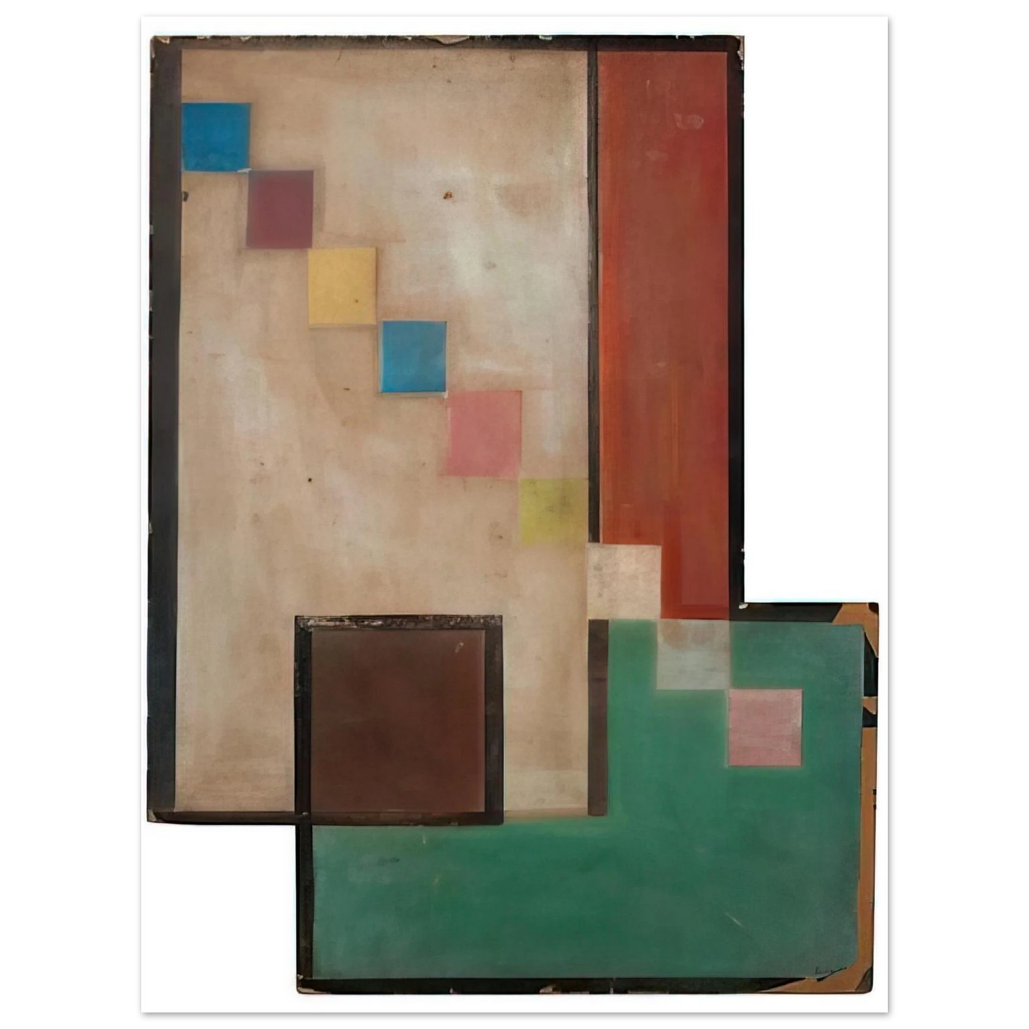 Carmelo Arden Quin - Diagonel des Carrès - 1936 Fine Art Poster - Default Title