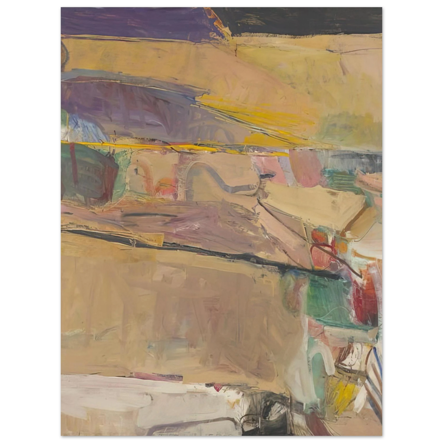 Richard Diebenkorn - Berkeley #54 Fine Art Poster - Default Title