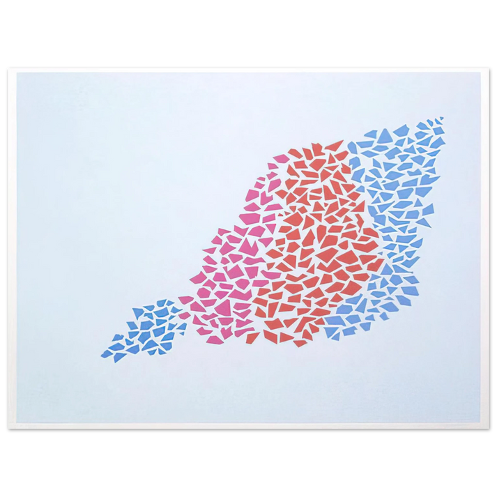 Robert Goodnough - Confetti Pattern Portfolio #2 - 1973 75x100 cm / 30x40inches Fine Art Poster