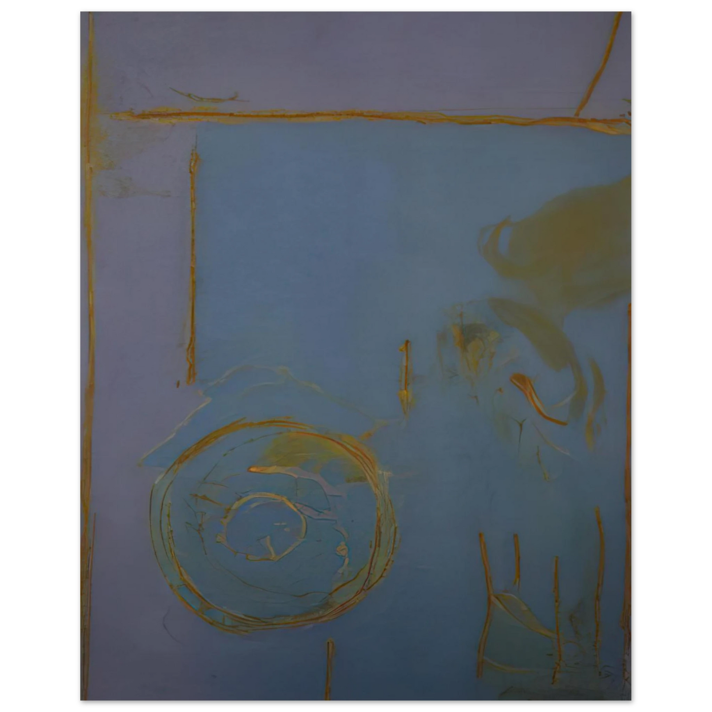 Helen Frankenthaler - Guadalupe - 1989 Wall art - 15x20 cm / 6x8 Inches - Premium Wooden Framed Poster With Fine Art Paper - Black frame