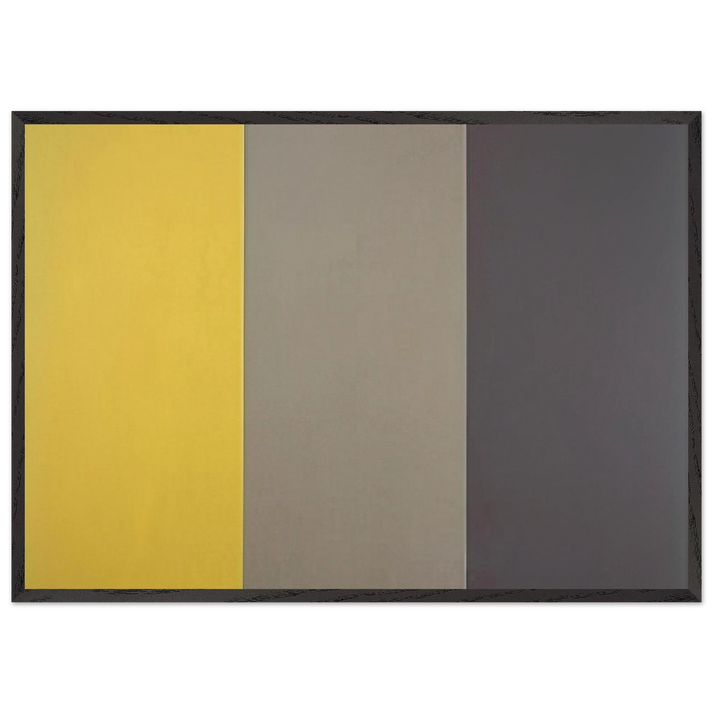 Range - 1970 - Brice Marden 70x100 cm / 28x40 inches Framed Art Print – Black Wooden Frame