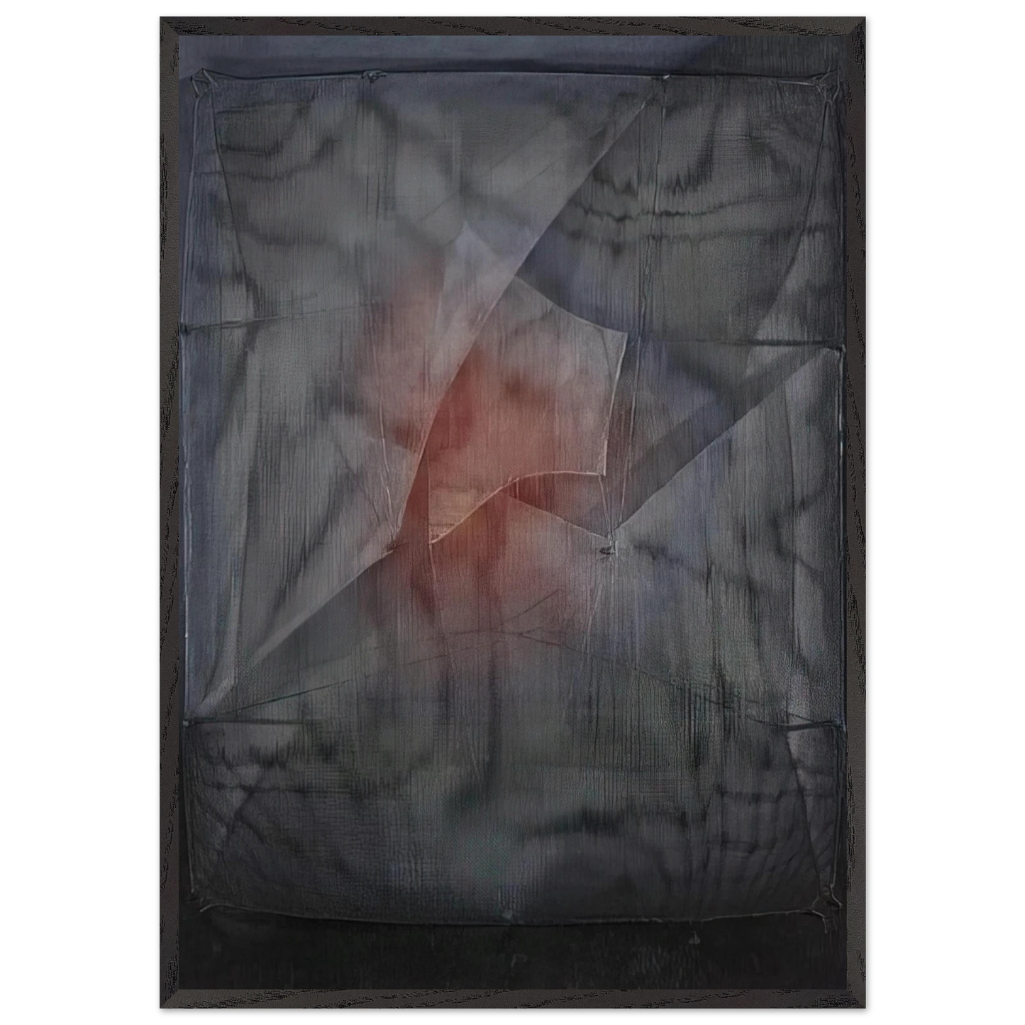 Espejo Sonambulo - 1989 - Manuel Rivera 70x100 cm / 28x40 inches Framed Art Print – Black Wooden Frame