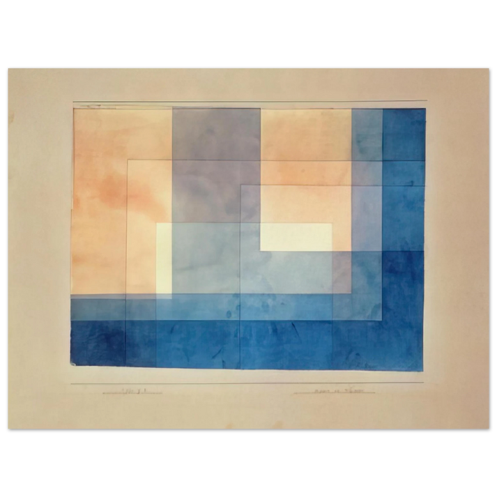 Paul Klee - HOUSE ON THE WATER 1930 75x100 cm / 30x40inches Fine Art Poster