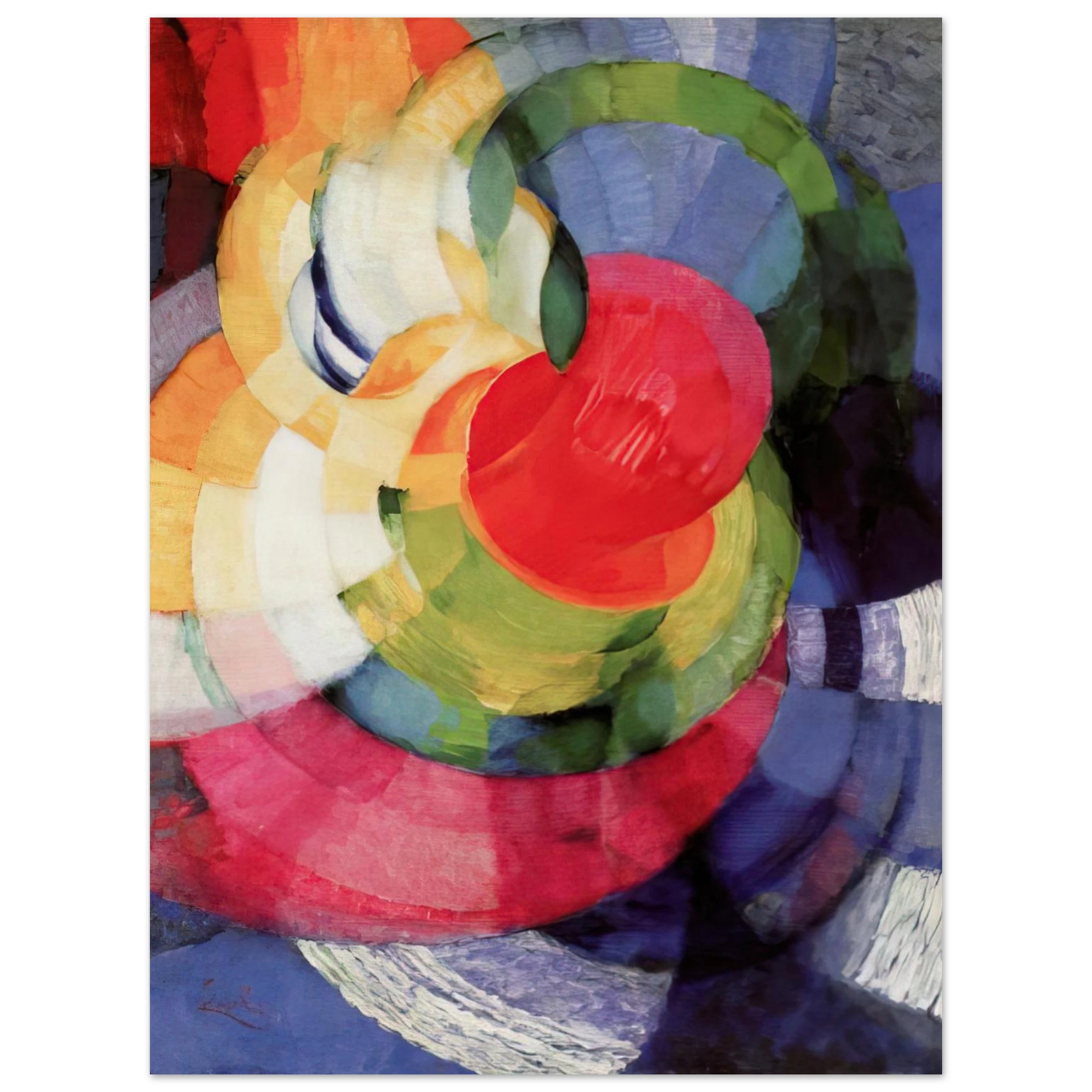Frantisek Kupka - Disks of Newton, Study for Fugue in Two Colors Fine Art Poster - Default Title