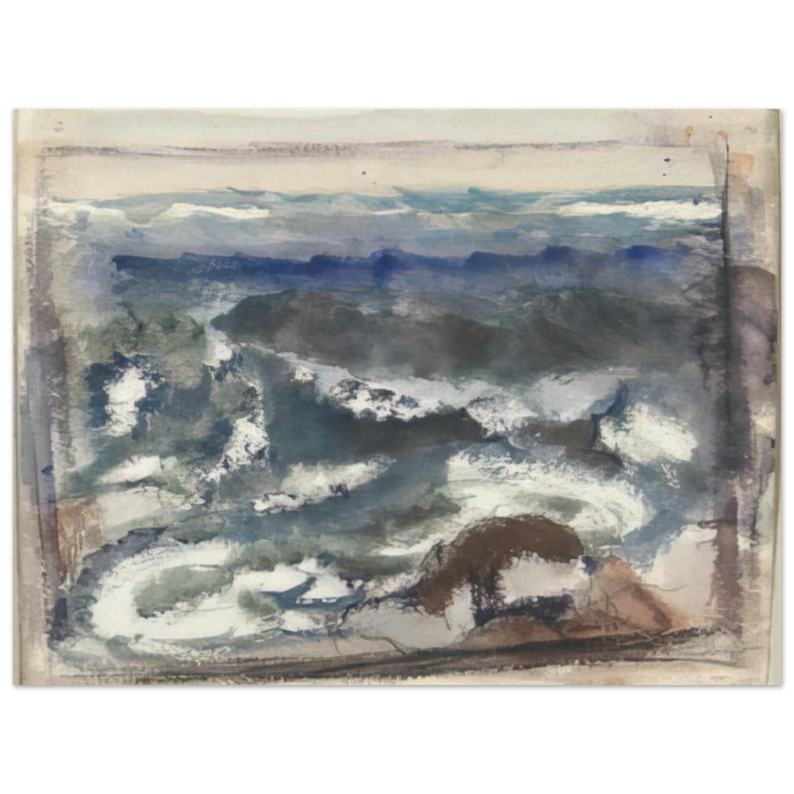 John Marin - The Sea - 1923 75x100 cm / 30x40inches Fine Art Poster