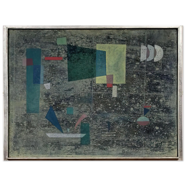 Wassily Kandinsky - CIRCULATION SLOWED 1931 75x100 cm / 30x40inches Fine Art Poster