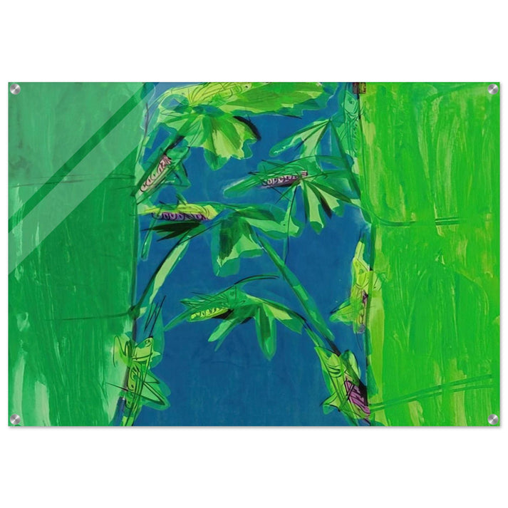 Early Summer - 1980 - Walasse Ting Acrylic Print - 70x100 cm / 28x40″ inches