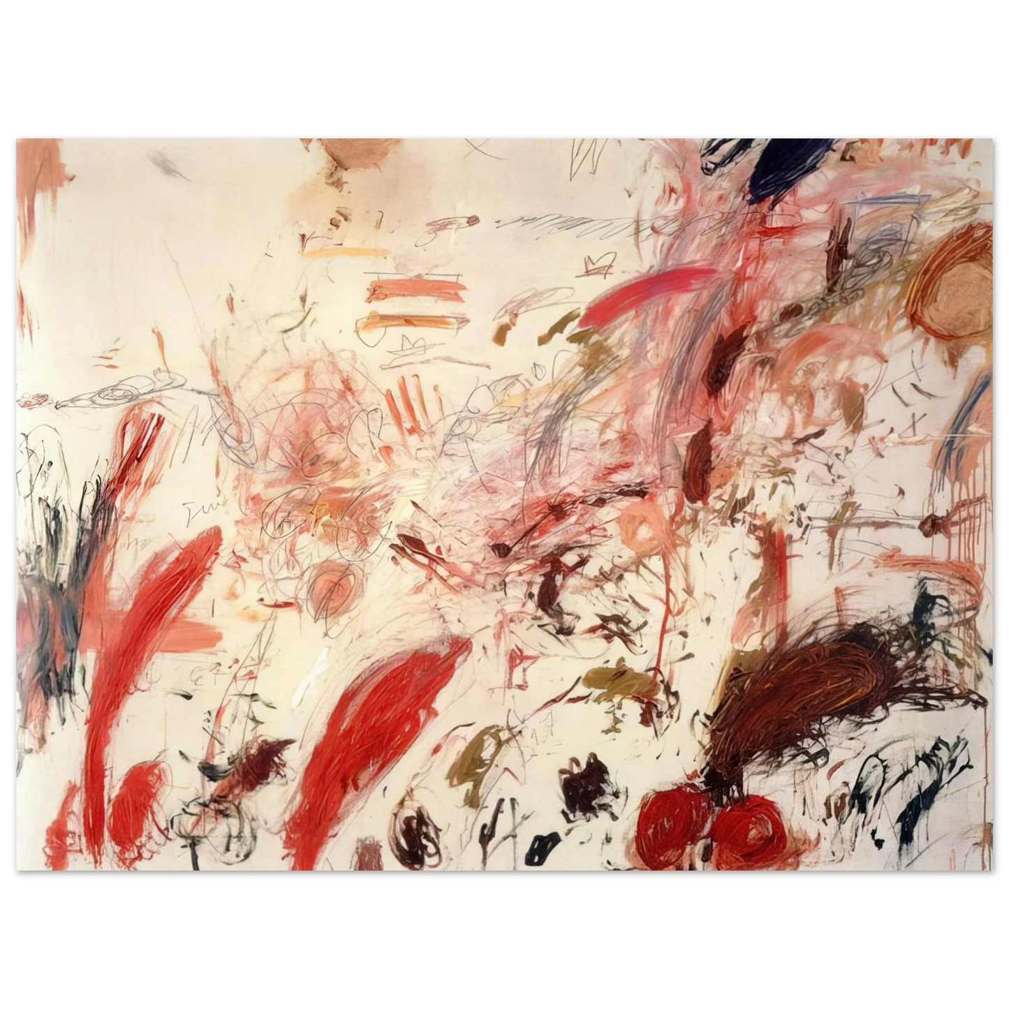 Cy Twombly - Ferragosto IV Fine Art Poster - Default Title