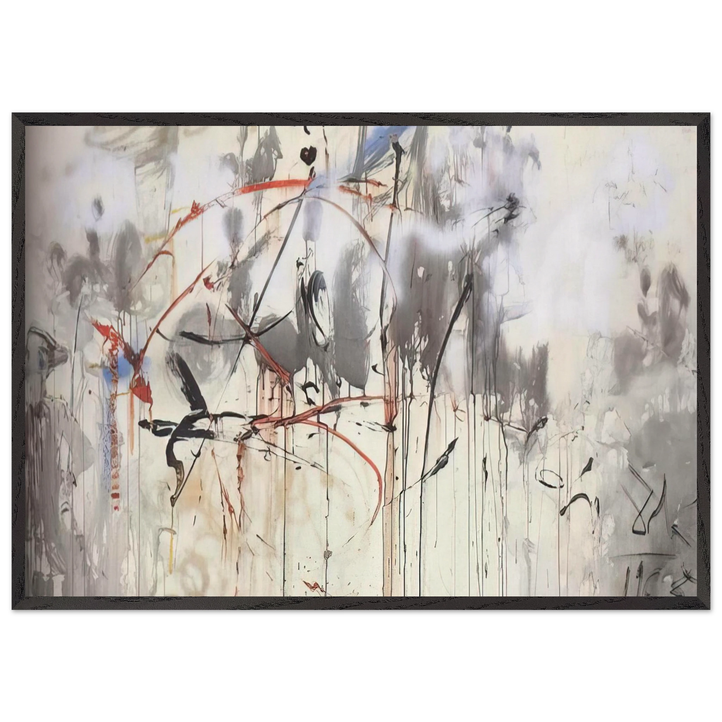 HOMAGE TO MEIRRONIER - Salvador Dali Framed Art Print – Black Wooden Frame - Default Title - -Framed Art Print