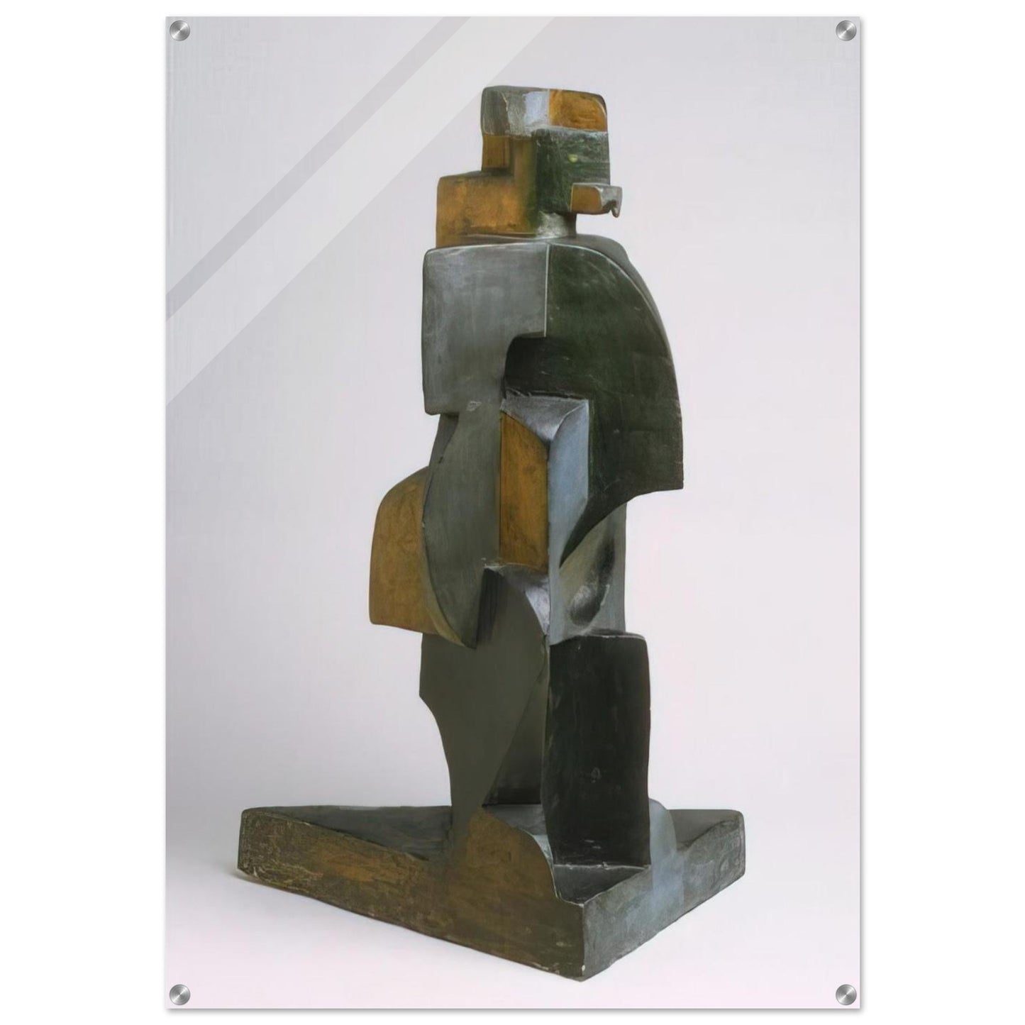 HARLEQUIN 1917 - Juan Gris Acrylic Print - 70x100 cm / 28x40″ inches | Juan Gris Wall Art | Juan Gris Prints