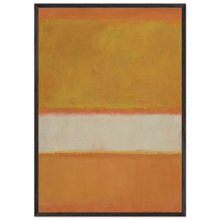 Untitled No 11 - 1957 - Mark Rothko 70x100 cm / 28x40 inches Framed Art Print – Black Wooden Frame