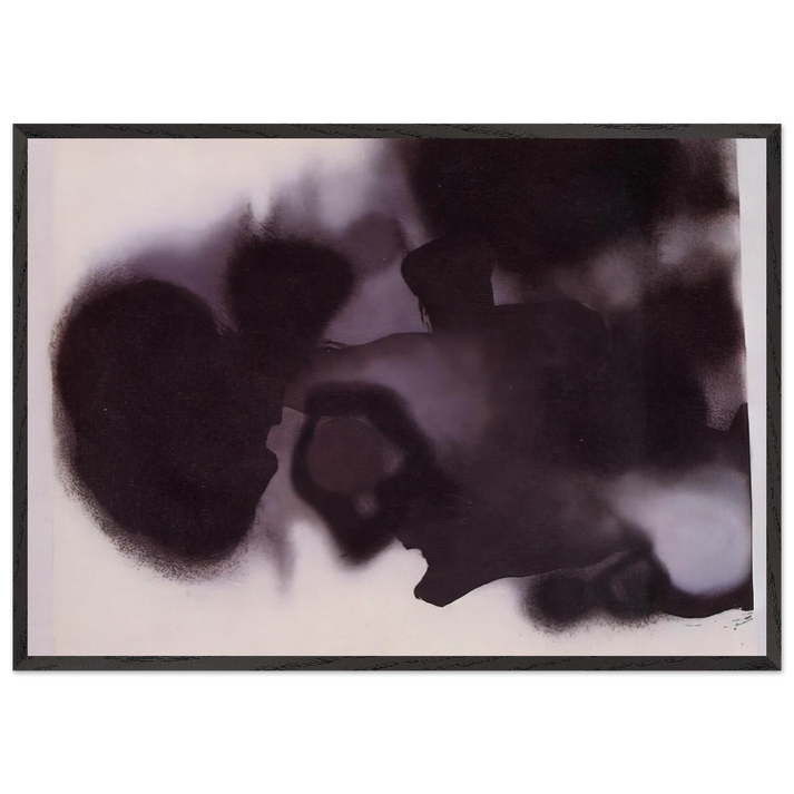 THE CLOUD 1986 - Victor Pasmore 70x100 cm / 28x40 inches Framed Art Print – Black Wooden Frame