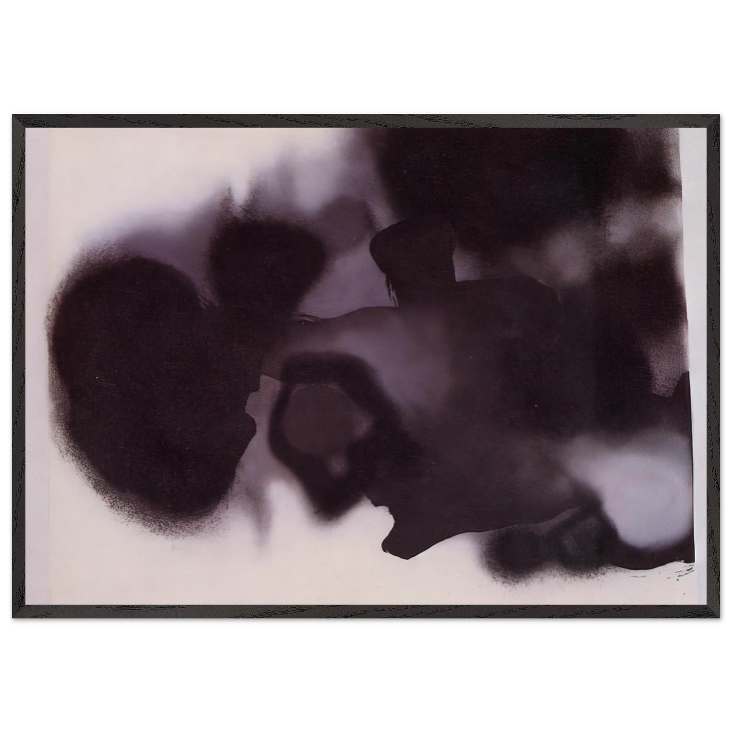 THE CLOUD 1986 - Victor Pasmore Framed Art Print – Black Wooden Frame - Default Title - -Framed Art Print