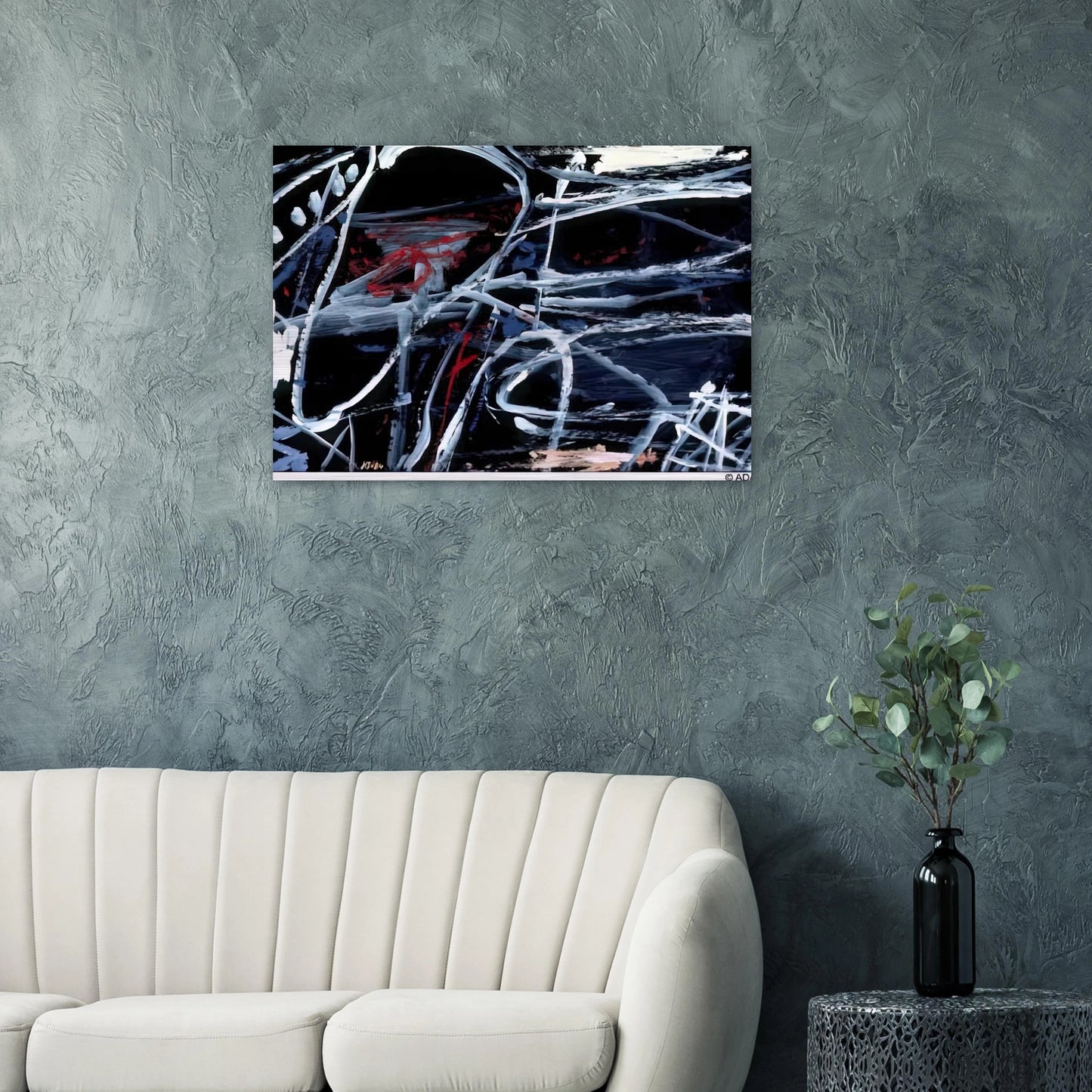 EPISODE - Jean Dubuffet Brushed Aluminum Print - 70x100 cm / 28x40 inches | Jean Dubuffet Aluminum Print | Jean Dubuffet Prints