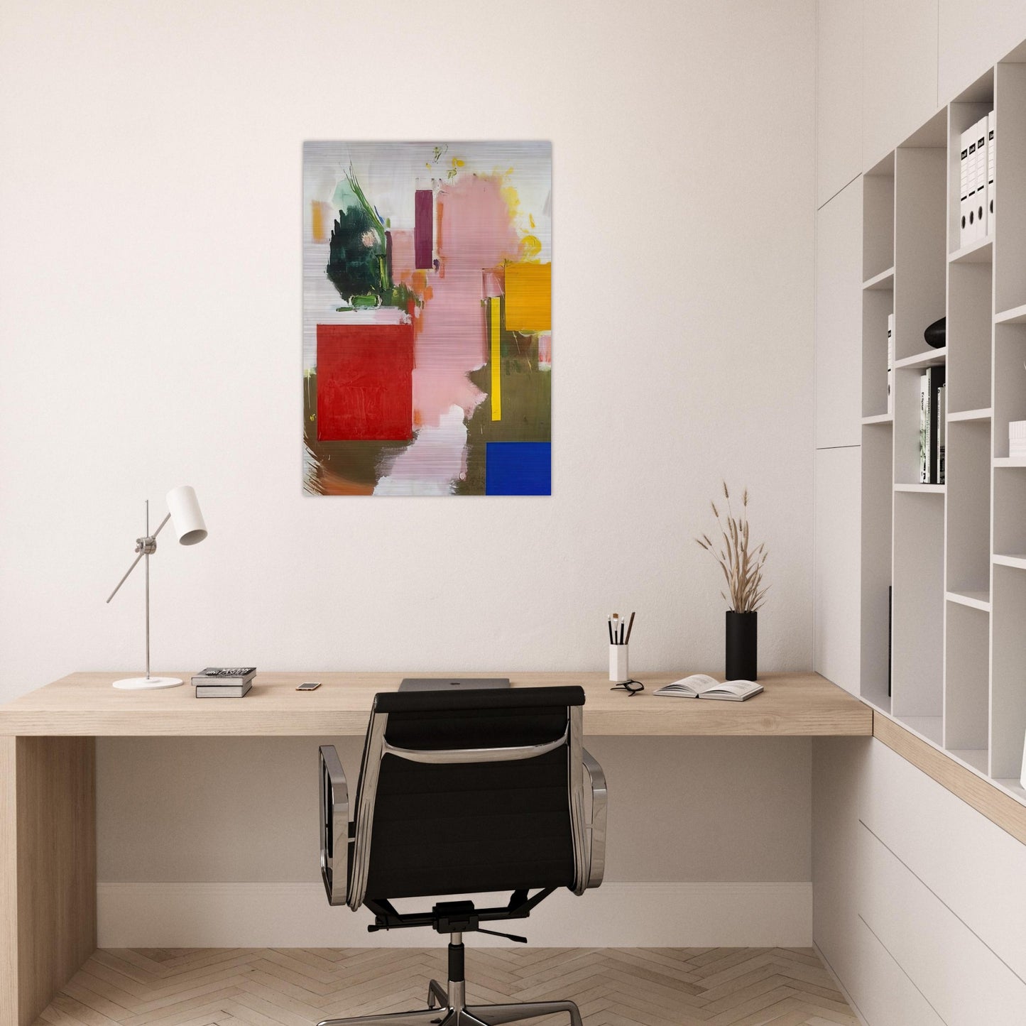 Summer 1965 - Hans Hofmann Brushed Aluminum Print - 70x100 cm / 28x40 inches | Hans Hofmann Aluminum Print | Hans Hofmann Prints