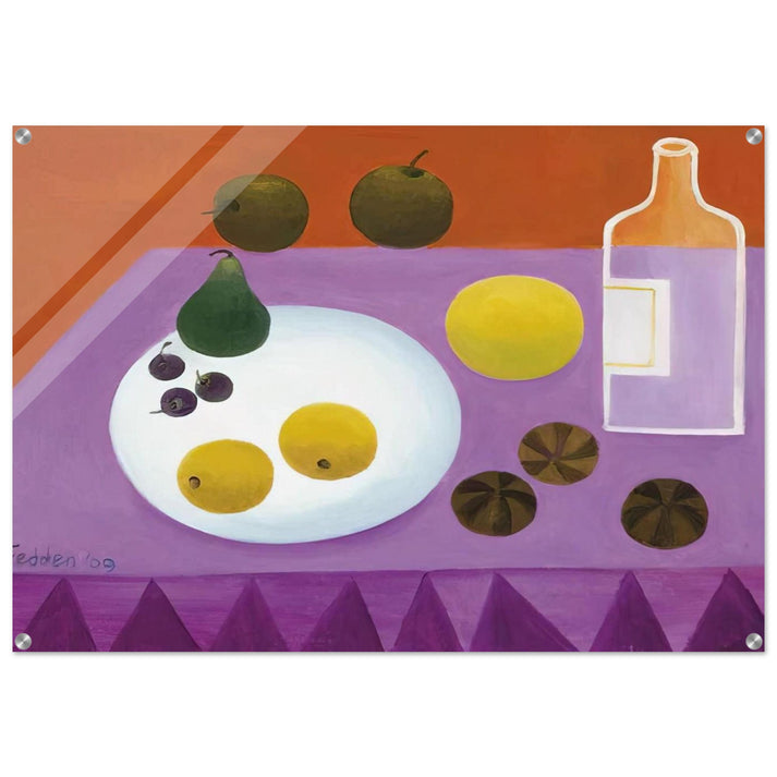 Fruit - 2009 - Mary Fedden Acrylic Print - 70x100 cm / 28x40″ inches | Mary Fedden Wall Art | Mary Fedden Prints