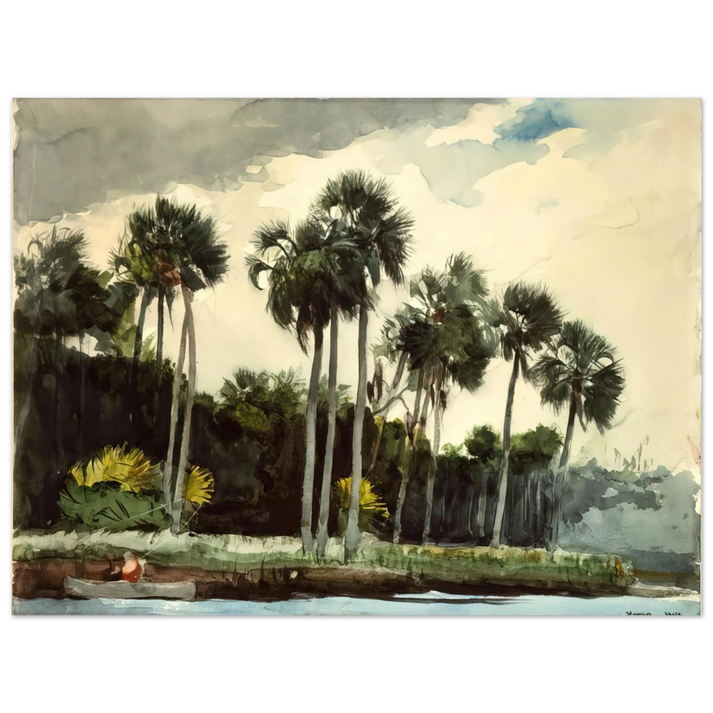 Winslow Homer - THE TURKEY BUZZARD 75x100 cm / 30x40inches Fine Art Poster