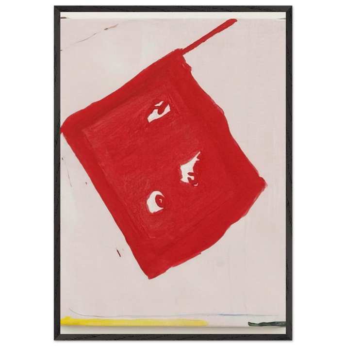 Turkish 1 May - 2009 N1 - Ralston Crawford 70x100 cm / 28x40 inches Framed Art Print – Black Wooden Frame