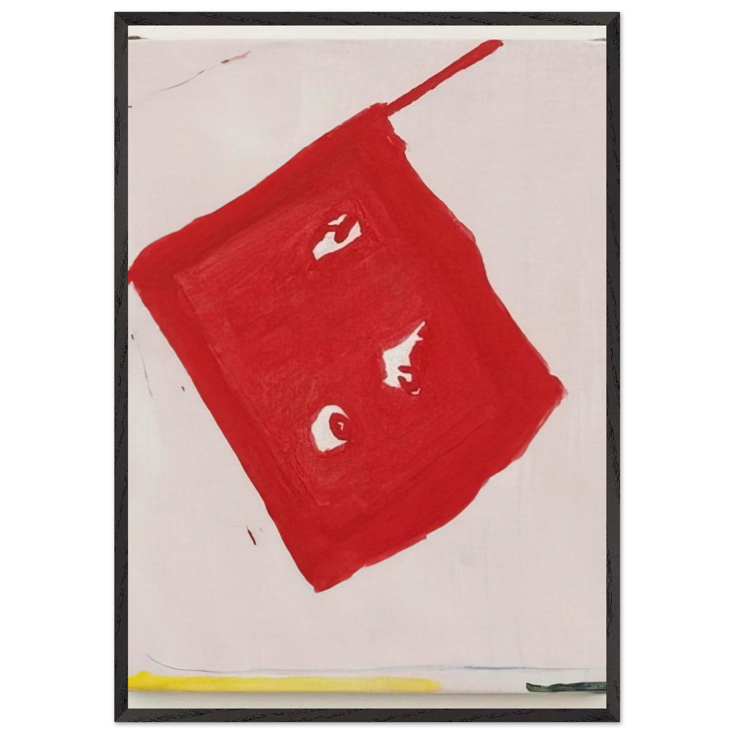 Turkish 1 May - 2009 N1 - Ralston Crawford 70x100 cm / 28x40 inches Framed Art Print – Black Wooden Frame