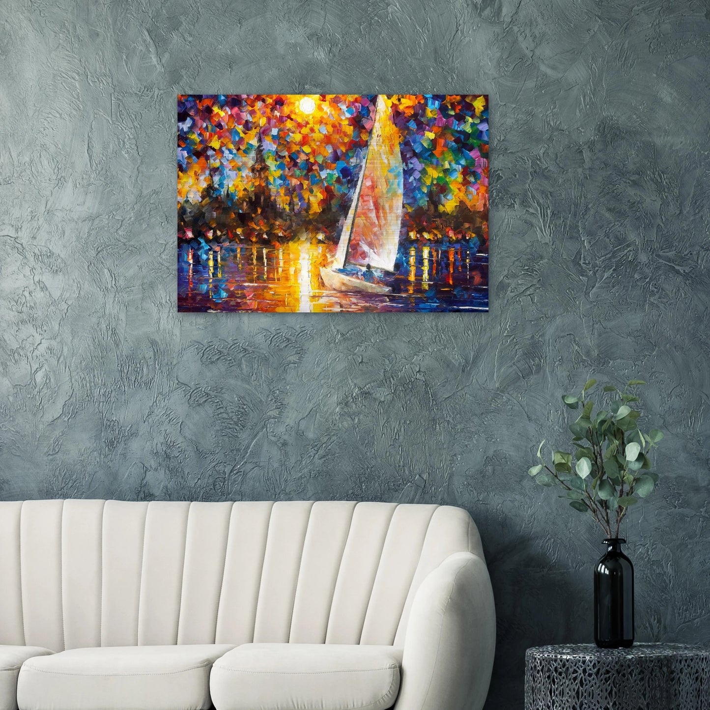 Leonid Afremov - Leonid Afremov Brushed Aluminum Print - 70x100 cm / 28x40 inches | Leonid Afremov Aluminum Print | Leonid Afremov Prints